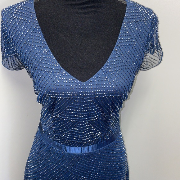 ADRIANNA PAPELL Prom beaded dress - Picture 2 of 12